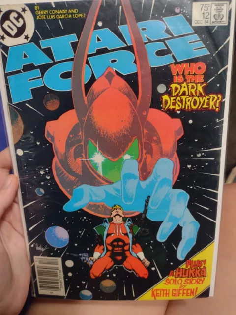 Atari Force #12 Comic Book 1984 FN/VF Newsstand DC Dark Destroyer