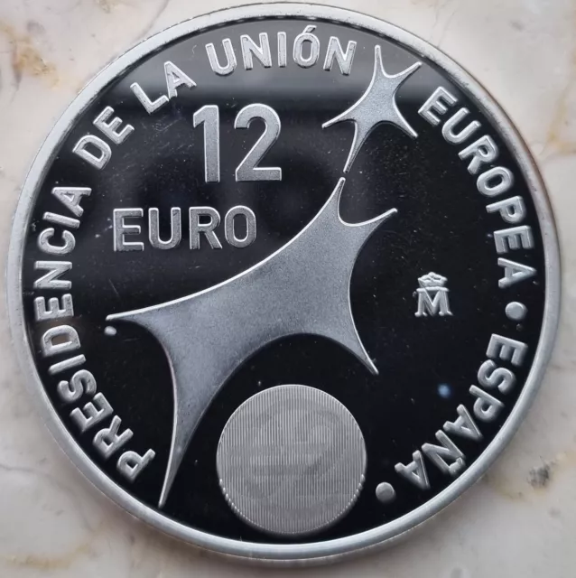 Spanien  12 Euro 2002 Silber 0.925 -PROOF 2