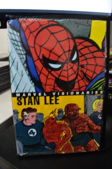 Marvel Visionaries Stan Lee Deluxe Hardcover NEW SEALED RARE OOP Spider-Man FF