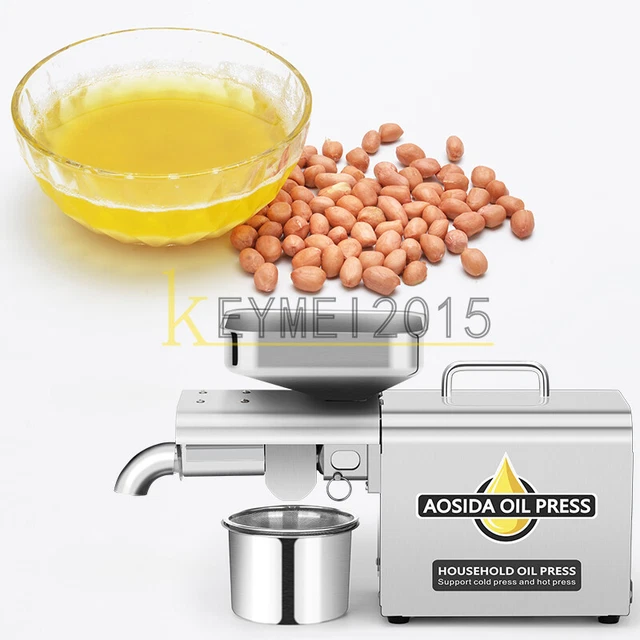304 Automatic Hot Cold Oil Expeller Olive Kernel Oil Press machine 2000Nm