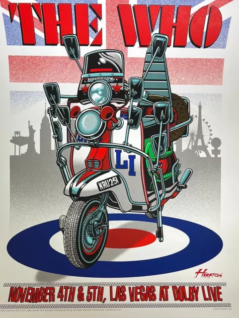 The Who - 2022 poster North America Tour Las Vegas, NV