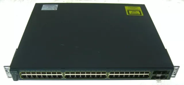 Cisco Catalyst 3548 48 Port 10/100 Ethernet Rack Mountable Switch WS-C3548-XL-EN