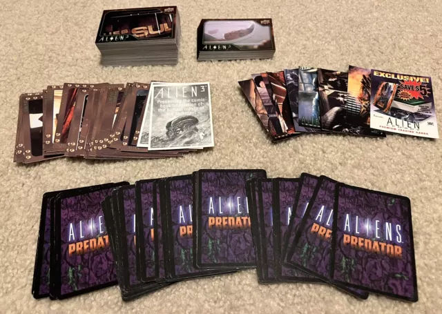 Alien3 Predator Trading Card Lot Upper Deck Inkworks Star Pics (174 Cards Total)