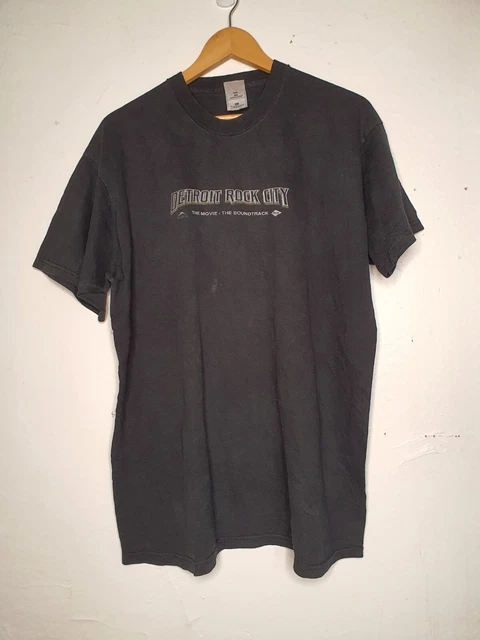 Vintage Kiss Detroit Rock City Shirt Mens Size XL Black Movie Soundtrack