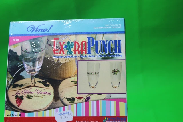 MÁQUINA PERFORADORA DE CACTUS BORDADO Vino EP008