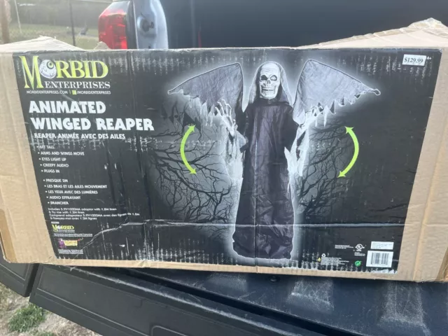 Halloween City Animated Grim Reaper- 6ft Tall- New In Box