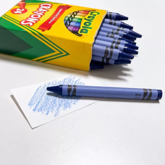 Bulk Crayola Crayons - Cadet Blue - 24 Count - Single Color Refill x24
