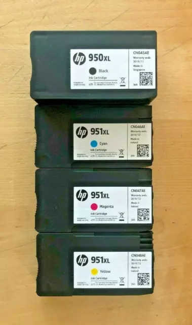 Genuine HP Ink Multipack - HP 950 XL BLACK + HP 951 XL COLOURS (INC VAT)