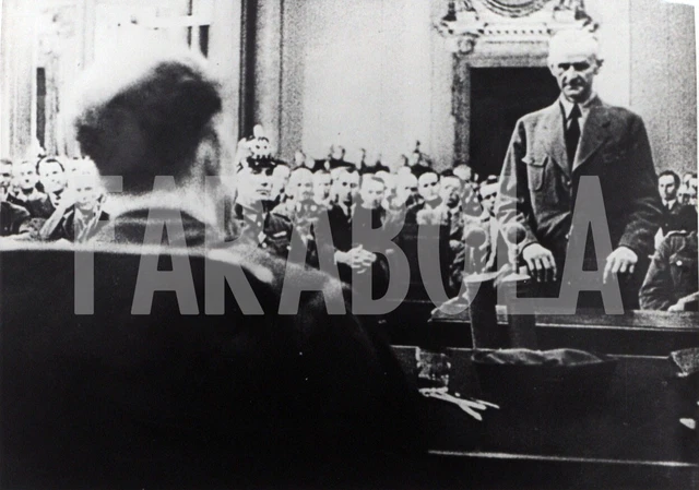 Foto vintage de archivio Alemania, Proceso Contra Goerdeler, 1944 , impresión