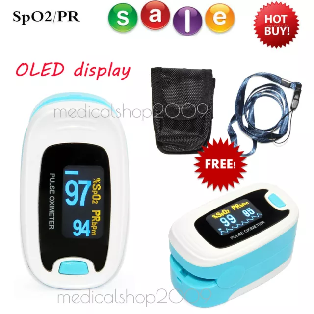 HOT CE&FDA du bout des doigts oxymètre de pouls SpO2 pulse oximeter OLED CONTEC