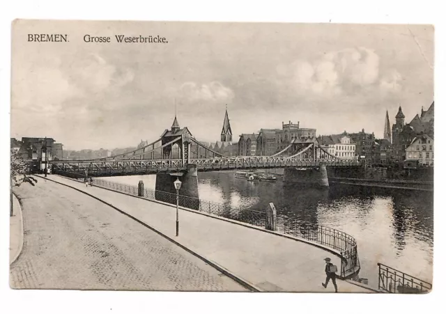 12695- Bremen * Große Weserbrücke