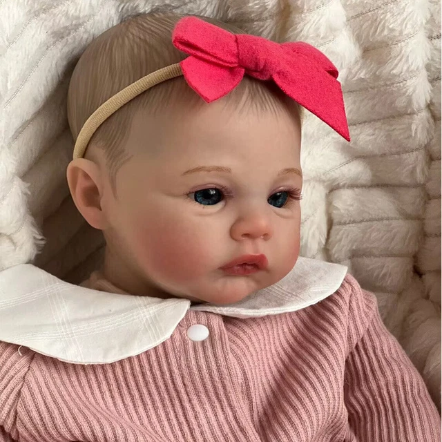 48cm Cute Reborn Baby Doll Soft Touch Cloth Body Handmade Kids Birthday Gift