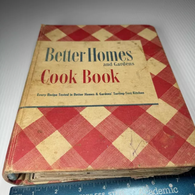 Libro de cocina Better Homes & Gardens carpeta de lujo edición revisada 1947 de colección