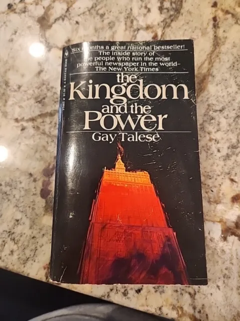 The Kingdom and the Power by Gay Talese Vintage 1970 New York Times NYT Bantam