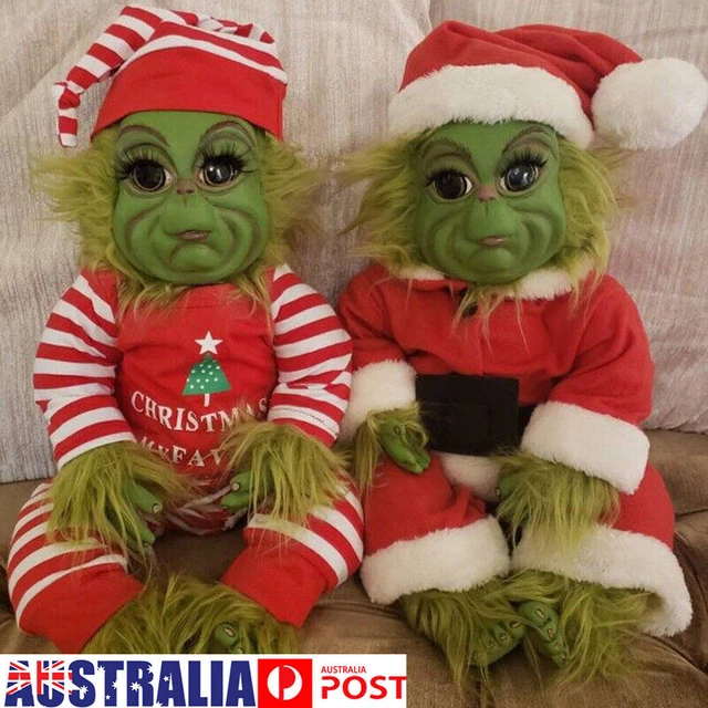 Christmas Grinch-Doll Grinch-Baby Stuffed Plush Toys Xmas Home Decor Kids Gifts