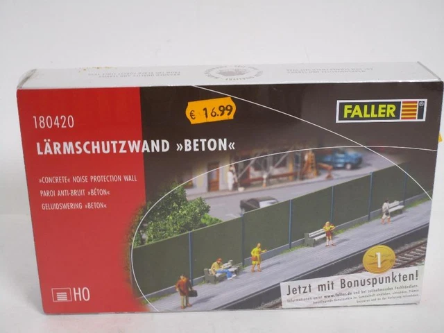 Faller Wandschild Beton, Lava – Modellbau-Zubehör Für Modelleisenbahnen In HO/OO