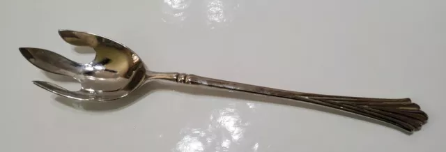 Vajilla de cena Wm Rogers & Son plateada ranurada 12 vajilla larga 1995