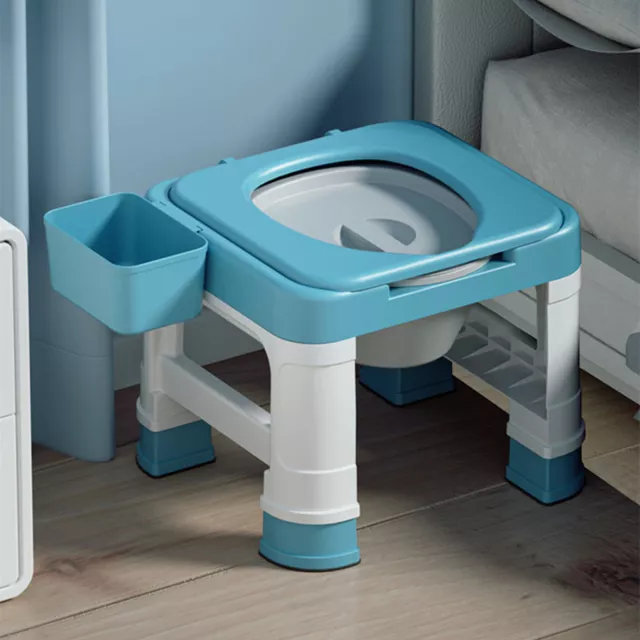 Bedside Commode Ergonomic Portable Travel Toilet Prevents Odour Dispersion Anti