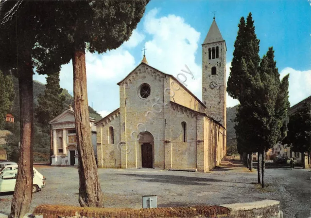 Cartolina Genova Abbazia San Siro di Struppa 1984