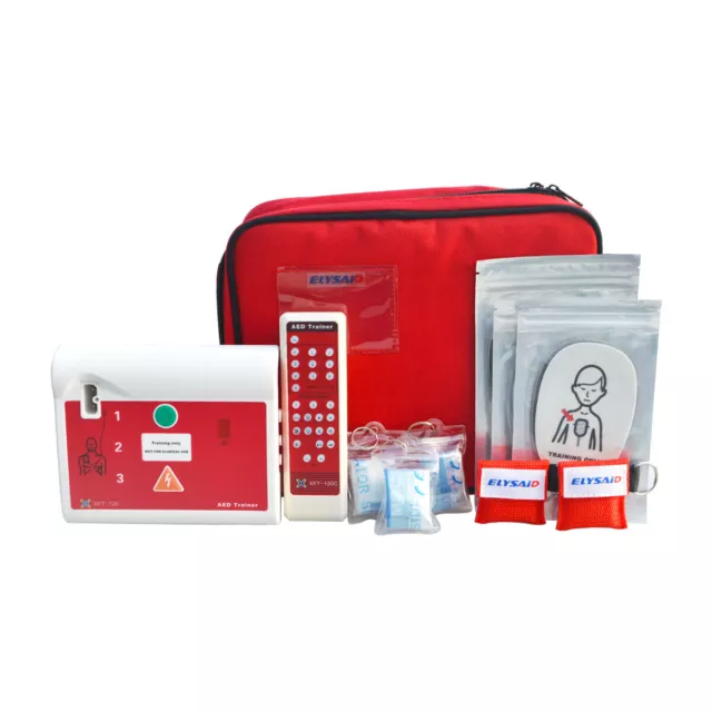 Portable Automatic External AED Simulator AED Trainer CPR First Aid Training