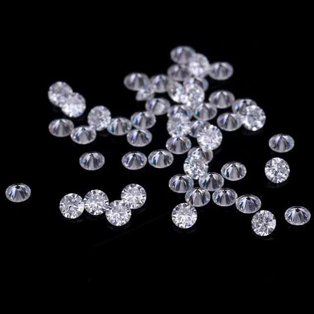 Natural White Diamond 2 mm Round Cut 1.00 Ct D Color VVS1 Certified 26 PCS REC23