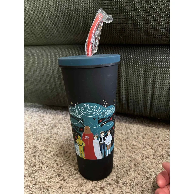 2022 Disney Parks Star Wars Galaxy's Edge Wookie Life Day Tumbler Water Bottle