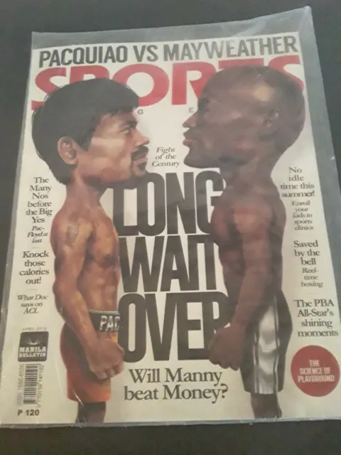 Floyd Mayweather Vs Manny Pacquiao From Philippines Magazine Ultra Rare New Seal