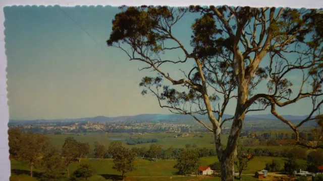 1978 POSTCARD BEGA N.S.W.  View from Bega Valley Lookout COLOUR (F9) 3