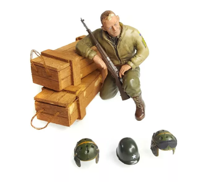 1:16 Scale Torro U.S. Sergeant B. Green Tank Crew Figure WWII RC Tank