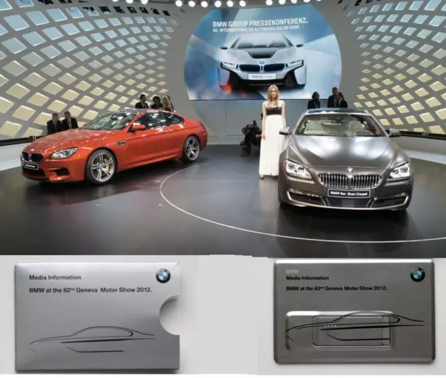 BMW coupé série 6 dossier de presse media press kit salon Genève 2012 - USB