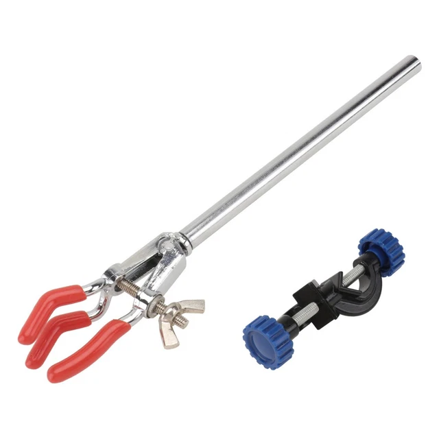 SAWISPHY Laboratory Clamps 3 Prong With Lab Stand Clamp - View #2