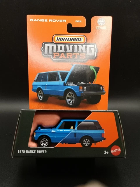Matchbox Moving Parts Rover MATCHBOX 1975 RANGE Rover Blue Moving parts Mix 6 F case 2025 new ...