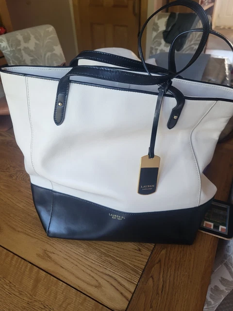 Black tote bag ralph lauren deals