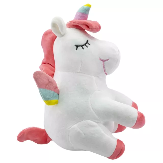 Peluche Unicornio Grande Blanco 32 Cm