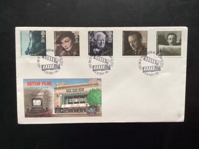 GB  1985 British Film FDC, Philart, London WC special FDI pmk unaddressed GB2217