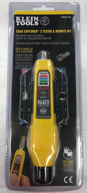 Klein Tools VDV512-101 Coax Explorer 2 with Remote Kit-New! #7FM.90