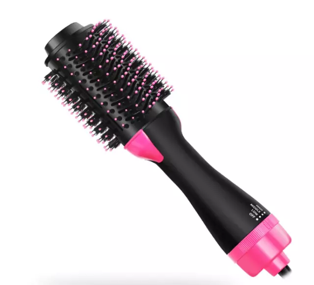 Brosse Lissante Chauffante Sèche Cheveux Brosse Electrique Soufflante Coiffante