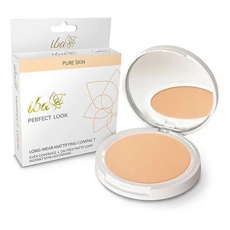 Iba Pure Skin Perfect Look Long Wear Mattifying Compact - Fair Pearl, 9g