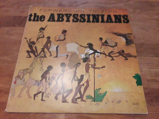 THE ABYSSINIANS FORWARD On To Zion NEAR MINT Blue Moon