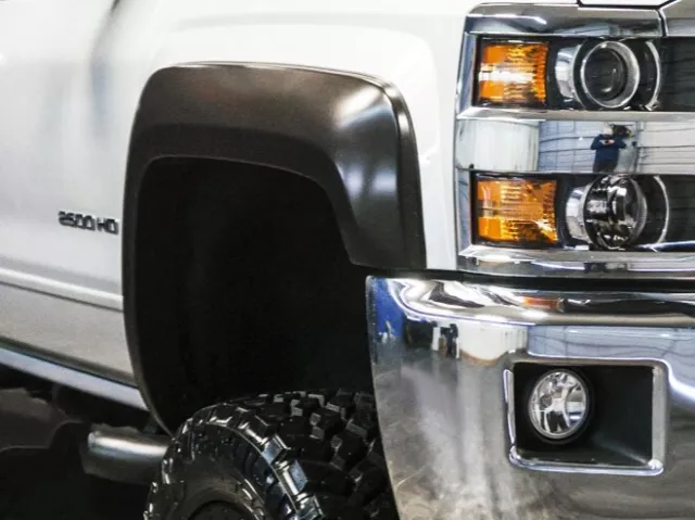 KING FENDER FLARES fits 14-18 SILVERADO 1500: 15-19 2500HD x-tended style SMOOTH