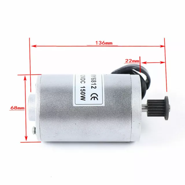 12V Elektrorollermotor MY6812 Umrüstsatz für Go-Kart Mini Bike E-Scooter Motor 2