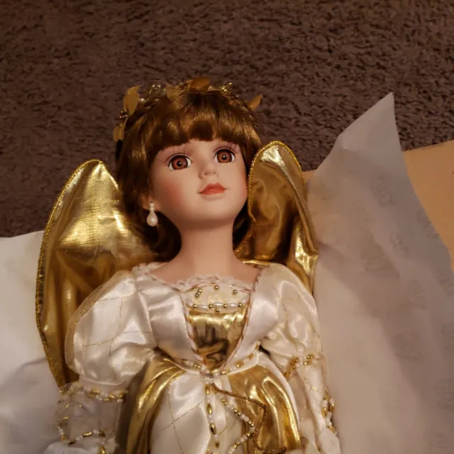 Heritage Signature Collection Angel Doll Porcelain  NIB 2