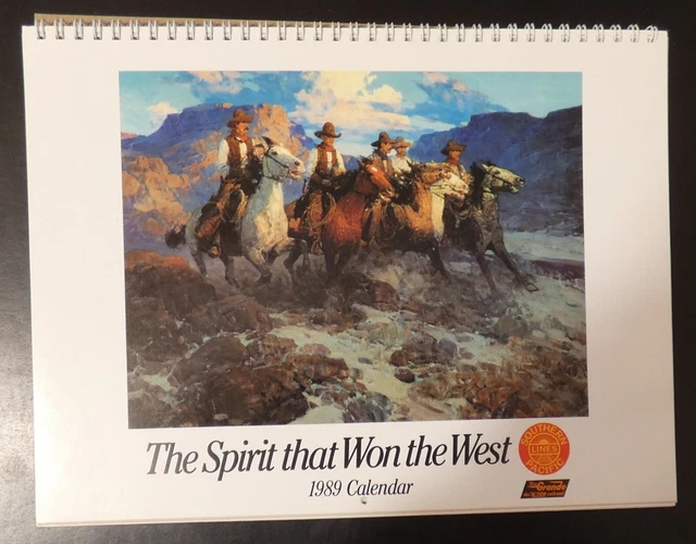 Rio Grande Railroad - Southern Pacific Lines - 1989 Calendar