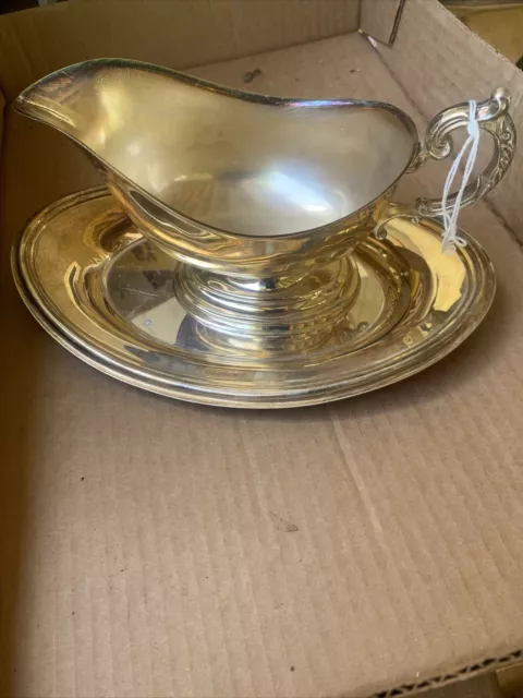 Sheridau silverplate Gravy Bowl