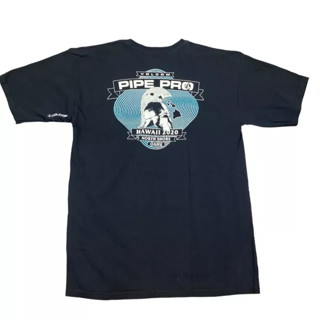 Volcom 2020 North Shore Oahu Men's Tee Shirt Size Large Pipe Pro Banzai Pipeline