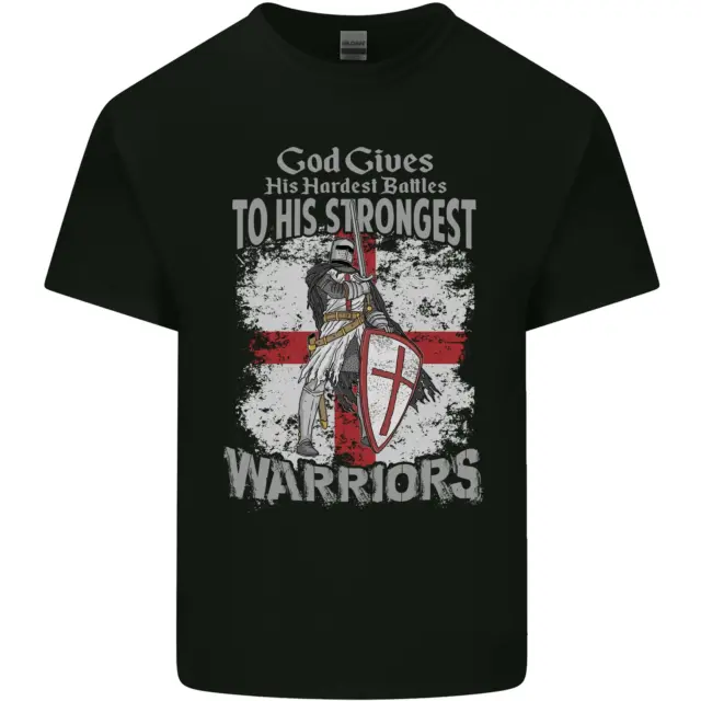 St Georges Day Knights Templar Warriors Mens Cotton T-Shirt Tee Top