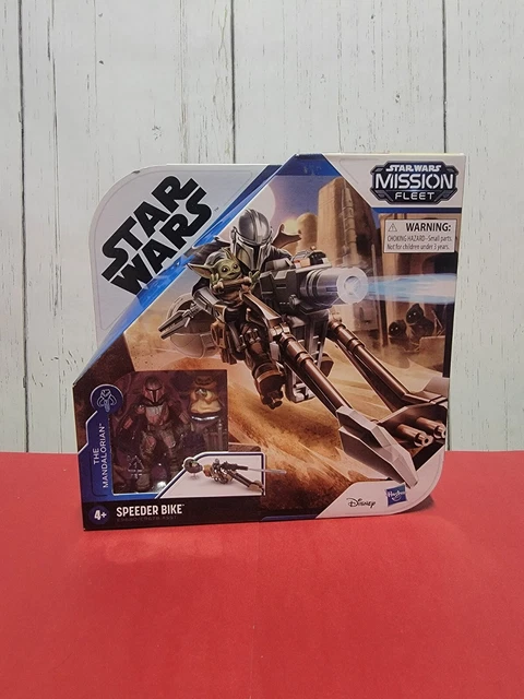 Star Wars Mission Fleet Mandalorian & The Child Speeder Bike New Disney Hasbro