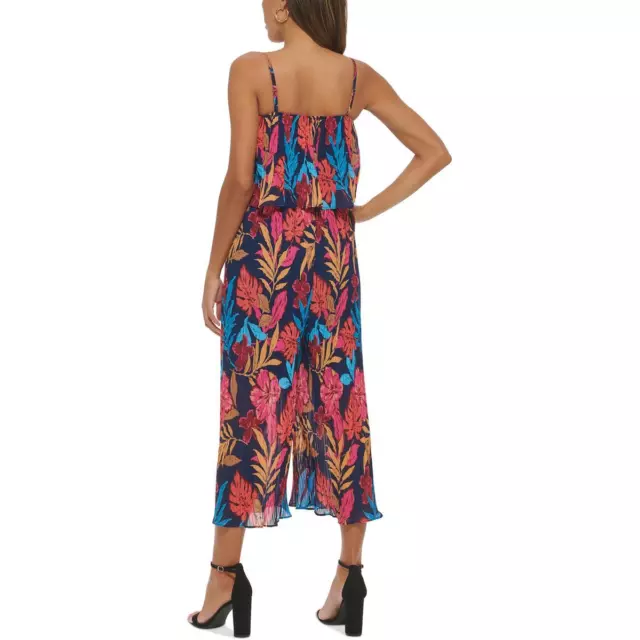 KENSIE DRESSES WOMENS Pleated Crepe Jumpsuit BHFO 2723 $31.60 - PicClick