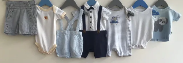 Pacchetto di abbigliamento bambini età 3-6 mesi miniclub Next TU F&F Disney Bluezoo