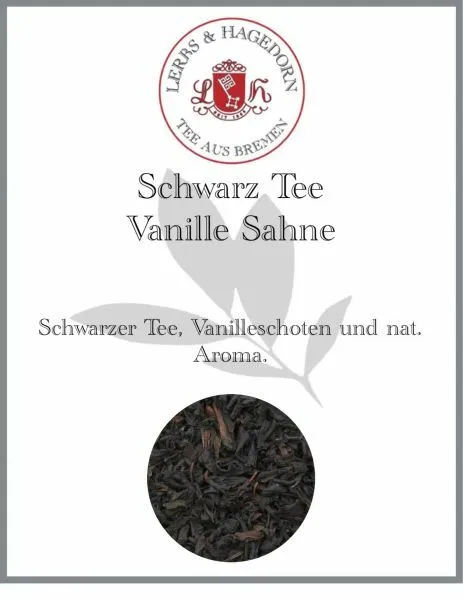 Noir Thé Vanille Crème 1kg